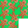 Holiday Pattern Gingerbread